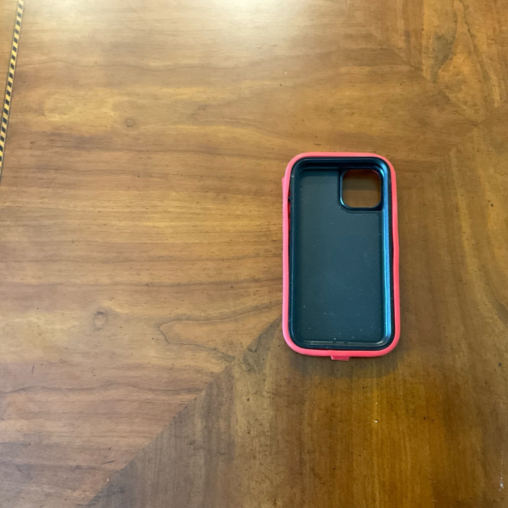 Phone Protective Case - Black Interior with Pink Exterior